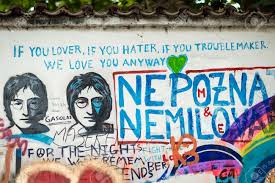 >> more ellis peters quotations. Prague Czech Republic July 15 2017 The John Lennon Wall In 1980 S Was A Symbol Of