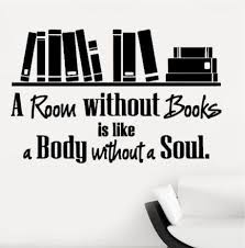 A Room Without Books Quote Lounge Living Room Library Study Office Wall Sticker Wall Art Vinyl Wall Decal Wal Sticker Wall Art Vinyl Wall Decals Vinyl Wall Art