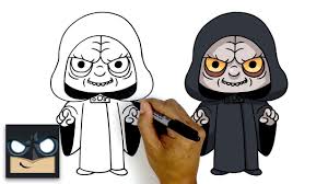 How To Draw Darth Sidious Star Wars Youtube Star Wars Drawings Star Wars Characters Star Wars