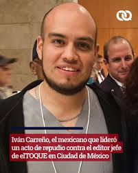 A través de una búsqueda en redes sociales hemos localizado a la persona  que encabezó el acto de repudio contra el editor jefe de elTOQUE en Ciudad  de México, el 5 de