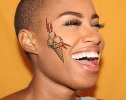 Viking Berserker Face Tattoos SET