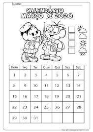 Calendário Escolar Datas Comemorativas Educação Infantil Calendario Marco De 2020 Para Imprimir E Colorir Em 2020 Calendarios Infantis Datas Comemorativas Educacao Infantil Atividades Para Educacao Infantil