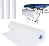 3 Roll Disposable Non-Woven Bed Sheet, 50 Pcs/Roll Massage Table Sheets,  31.5" X 70"Salon Beauty Facial Bed Cover for Massage, Lash, Tattoo Bed, Spa
