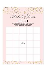 Free printable bridal shower gift cards. Blush And Confetti Printable Bridal Shower Bingo Chicfetti