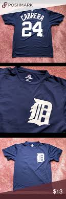 Majestic Cool Base Detroit Tigers Cabrera T Shirt Majestic Shirts Detroit Tigers Shirts