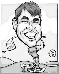 Black & Gray W/ Body Custom Digital Caricature