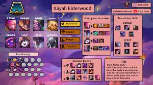 Everything about tft in one place, best comps, patch notes and many more. Xayah Elderwood Guide Supplemental Video In Comments Competitivetft