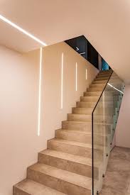 Eine Led Stiegenbeleuchtung Der Extraklasse Von Illumina Led Stiegen Stiegen Stairway Design Stair Design Architecture Staircase Interior Design