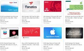 The ebay mastercard is available to qualified applicants. Expired Ebay Daily Deals Save 5 20 On Select Gift Cards Overstock Exxon Mobil Chevron Texaco More Gc Galore