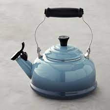 Le Creuset Classic Tea Kettle In Marine Blue 100 Tea Kettle Le Creuset Tea Kettle Kettle