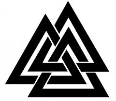Valknut Symbol Als Wikinger Tattoo Wikingersymbole Wikinger Tattoo Symbole Wikinger Tattoo