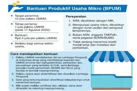 Saat ini pemerintah sudah menyalurkan bantuan presiden rp 2. Banpres Pum Harus Tepat Sasaran