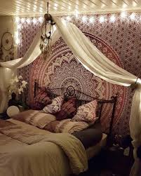 Indian Red Tapestry Bohemian Bedroom Decor Bedroom Decor Bohemian Bedroom