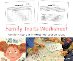 The One And Only Me Family Traits Book Lesson Ideas