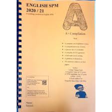 Directed writing  35 marks you are advised to spend about 45 mark scheme trial spm 2019 paper 1 section a: English Spm 2020 21 Everthing You Need In English Spm Shopee Malaysia