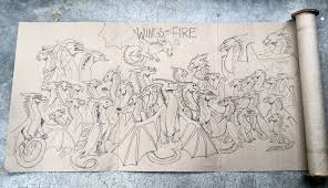 Wings Of Fire Group Photo By Kenyaford Wings Of Fire Dragons Wings Of Fire Fire Drawing