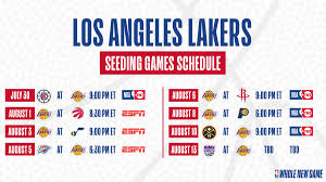 Here is a complete schedule to watch nba games during the 2020 season restart, including tipoff times and tv channels for the national broadcasts. Nba On Twitter The Lakers Nba Comeback Seeding Games Schedule Wholenewgame