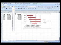 create a gantt chart in excel