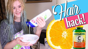 Shampoo your hair in the next morning to avoid greasy hair and get rid of all left dye. Removing Hair Color Without Bleach Vitamin C Dandruff Shampoo Part 4 Youtube