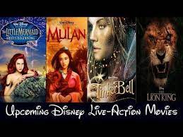 Upcoming Disney Live Action Movies 2019 To 2021 Aladin Mulan Meleficent 2 Youtube Disney Live Action Movies Disney Live Action Disney Live