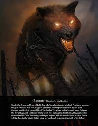 The 34 Foot Wolf Norse Myth Norse Mythology Mythological Creatures