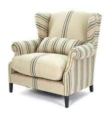 Overstuffed Wingback Chair Linen Wingback Chair Living Room Chairs Furniture