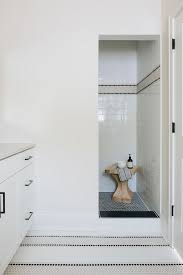 Black And White Patterned Floor Tiles Bathroom Black And White Bathroom Tile Pattern Floor Tile Is Combination Of Three Colors Of Penny Til Patterned Bathroom Tiles White Bathroom Tiles Penny Tiles Bathroom