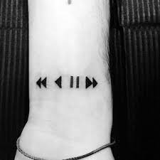Top 43 Simple Music Tattoos For Men 2020 Inspiration Guide Small Tattoos For Guys Simple Hand Tattoos Music Tattoos