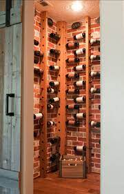 Temperature & humidity control a wine cellar (outside of its cooling unit) should hold a steady temperature between 55 and 60 degrees fahrenheit, with relative humidity between 60 and 70 percent. Pin By Ashley Vogel On Extra Room Diy Wine Cellar Home Wine Cellars Wine Closet