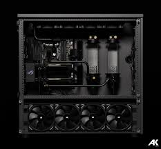Case Mod Friday Black Tone Computer Hardware Reviews Thinkcomputers Org Custom Computer Custom Pc Computer Setup
