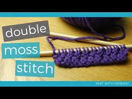 Learn to knit the irish moss knit sew free knitting sample + video tutorial by studio knit. How To Knit Double Moss Stitch Aka Irish Moss Stitch Youtube