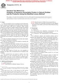 Richard starbursts lowry is the editor of national review and a noted aficionado of alaskan beauty queens. Astm D5712 05 Standard Test Method For Analysis Of Aqueous Extractable Protein In Natural Rubber And Its Products Using The Modified Lowry Method