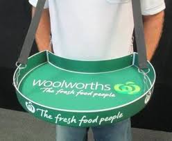 Woolworths Sampling Tray Ice Cream Logo Tray Organic Packaging