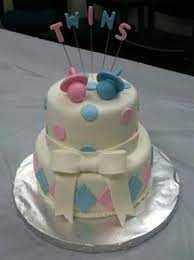 Baby Shower Cake For Twins Melaina S Sweet N Sassy Sugar
