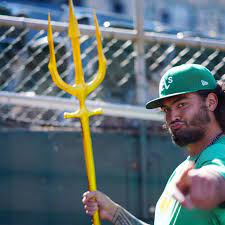 During his postgame interview with nbc sports bay area, bassitt busted out a large, golden trident that appeared to be nearly seven feet tall. 2021 Oakland A S Are Just As Fun Off The Field As On It Athletics Nation