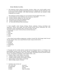 Berilah tanda silang (x) pada huruf a,b,c atau d di depan jawaban yang paling benar! Soal Pilihan Ganda Ekonomi Islam Pdf