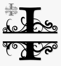 Download I Split Alphabets Pinterest Split Monogram Svg P Hd Png Download Transparent Png Image Pngitem