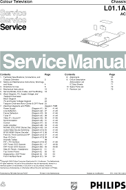 74 regularsearch) ask for a document. Philips Chassis L01 1a Ac Service Manual Www S Manuals Com Tv Ch Manual