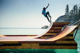 Walmart.com has been visited by 1m+ users in the past month Skate Afloat Pro Skater Bob Burnquist S Floating Skateboard Ramp Makes Waves Knstrct