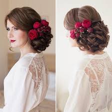 Side view of subtle balayage for long layered brown hair. Wedding Reception Hairstyles Trending In Indian Weddings Wedmegood