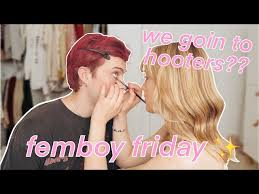 turning my skater boyfriend into a femboy *he wore a skirt :O* - YouTube