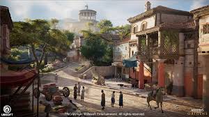 Artstation Ac Origins The City Of Cyrene George Vourdoulas City Fantasy Landscape Fantasy World Map