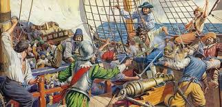 Pirates Attacking A Spanish Galleon Pirates Pirate Art Famous Pirates