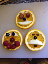 Fruity Jack O Lanterns Idea From The Big Backyard Magazine All You Need Are Oranges Fruit Kids Loved Them Food Crafts Kids Treat Orange Fruit