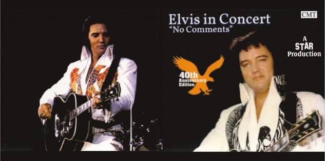 Elvis In Concert (1977) 'No Comments' CD STAR - Elvis new DVD and CDs Elvis  Presley FTD Bootleg Import Live Concert CD and DVD - Elvis Presley Rare DVD  and CDs Elvis