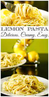 Creamy Lemon Garlic Pasta Recipe Lemon Pasta Recipes Recipes Lemon Pasta