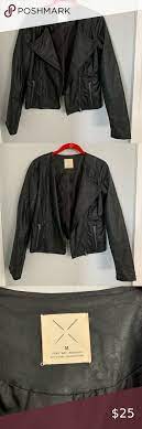 Faux Leather Jacket Faux Leather Jacket From Urban Outfitters Brand Is Pins And Needles Worn Once In Great Condi Faux Leather Jackets Leather Jacket Jackets