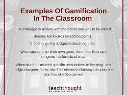 12 Examples Of Gamification In The Classroom Gamification Classroom Game Based Learning