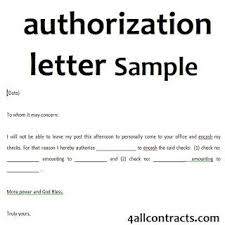 Sample For Authorization Letter For Document Processing Lettering Rental Agreement Templates Letter Sample
