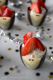 Happy New Year Chocolate Tuxedo Cups With Strawberries And Grand Marnier Whipped Cream New Years Eve Dessert New Years Eve Menu New Year S Eve Recipes